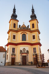 Fototapeta premium Piarist Church of the Discovery of the Holy Cross in Litomysl, C