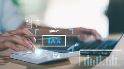 Digital tax transformation emphasizes secure e-filing, online calculation, and paperless compliance powered by fintech innovation, improving efficiency, accuracy, and transparency.