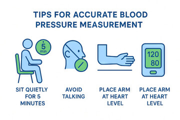 Tips for accurate blood pressure measurement with simple steps for reliable health monitoring and consistent readings