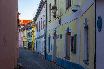 Panska street in Czech town Ceske Budejovice