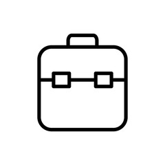 Briefcase icon symbol for apps and websites. suitcase sign and symbol. luggage symbol.