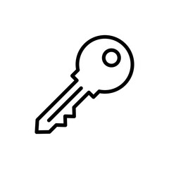 Key icon symbol for apps and websites. Key sign and symbol. keys vector