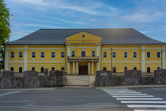 View of Snina palace in Slovakia