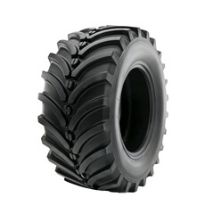 Heavy Duty Agricultural Tractor Tire Isolated on White Background