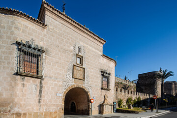 Historic Puerta de Trujillo in Coria, Extremadura, Spain