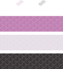 Fototapeta premium Japanese nature and animals pattern material 08