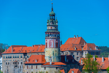 Obraz premium Castle at Cesky Krumlov in Czech republic
