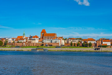 Obraz premium Panorama view of Torun in Poland
