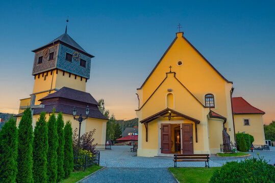 St. Bartholomew the Apostle Church and skull chapel at Kudowa Zd