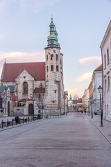Obraz premium Saint Andrew church in Krakow/Cracow, Poland.