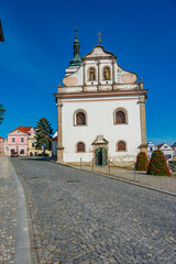 Naklejka premium Saint Peter and Paul church in Horsovsky Tyn, Czech republic