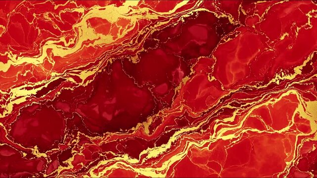 Red and gold marble texture for luxury background tile wallpaper