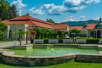Summer day at Piestany spa in Slovakia