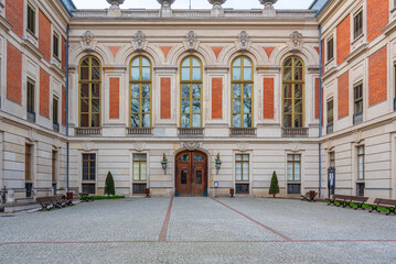 View of the Pszczyna castle in Poland