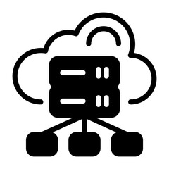 Load Balancing Semi Solid Vector Icon