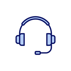 Headphone icon vector. Headvector sign and symbol