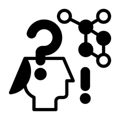 Perception Semi Solid Vector Icon