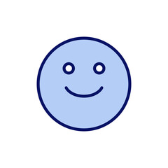 Smile icon vector. smile emoticon icon. feedback sign and symbol