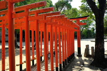 Famous Tunnel of Red Torii Gates: A Must-See Sightseeing Landmark in Osaka, Japan
