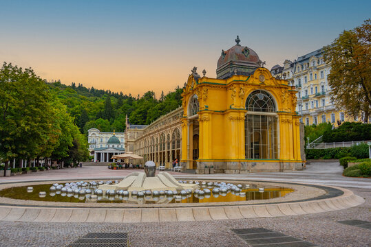 Maxim Gorkij colonnade in Marianske lazne, Czech republic