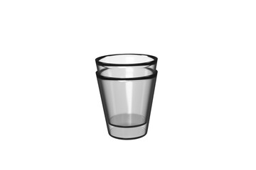 glass, water, icon, empty, PNG