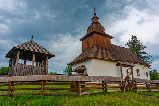 Greek Catholic wooden church of St. John the Baptist at Kalna in