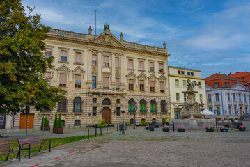 Fototapeta premium Palace Under the globe in Szczecin, Poland