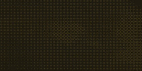 Gold Glitter Halftone Dotted Backdrop. Abstract Circular Retro Pattern. Pop Art Style Background. Golden Explosion Of Confetti. Digitally Generated Image. Vector Illustration, Eps 10.