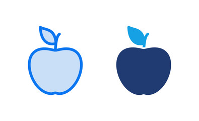 Apple icon vector illustration. Apple sign and symbols for web design.