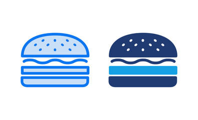 Burger icon vector illustration. burger sign and symbol. hamburger