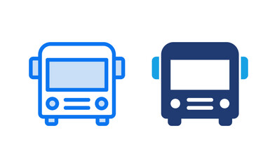 Bus icon vector illustration. bus sign and symbol. transport symbol