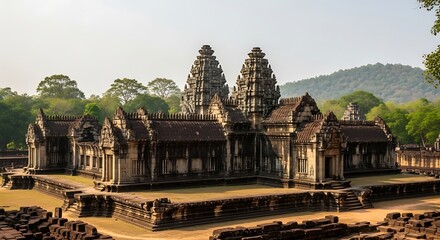 Obraz premium Vat Phou Temple Complex in Laos.