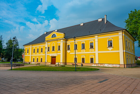 View of Snina palace in Slovakia