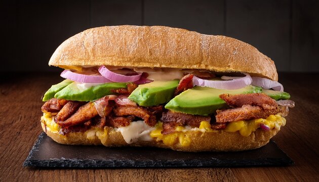 torta cubana a massive sandwich filled with everything milanesa breaded meat ham cheese chorizo avocado and more