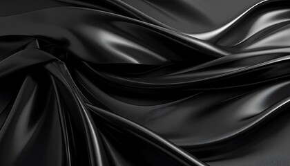 Obraz premium black silk background