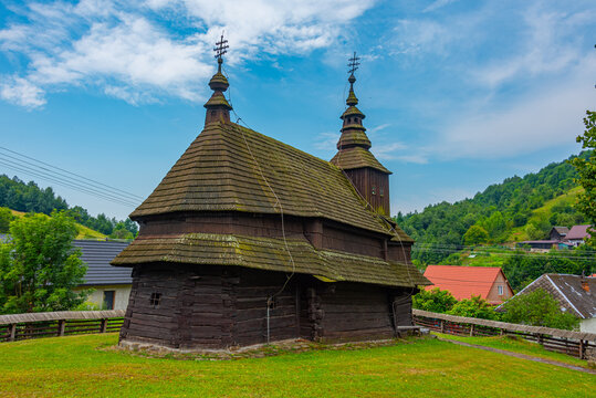 Wooden Orthodox Church of St. Archangel Michael at Rusky Potok,