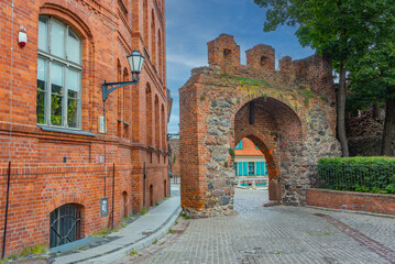 Naklejka premium Teutonic Castle ruins in Torun, Poland