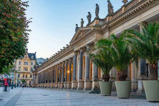 Mill colonnade in Karlovy Vary, Czech republic