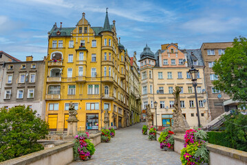 Fototapeta premium Saint John bridge in Klodzko, Poland