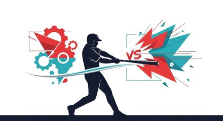 Dynamic abstraction capturing the tension between process and disruptive power