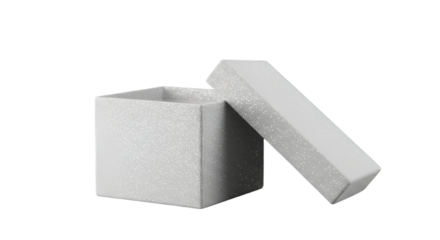 Opening a pristine glitter covered box a promise of untold treasures and delightful surprises