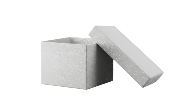 Opening a pristine glitter covered box a promise of untold treasures and delightful surprises