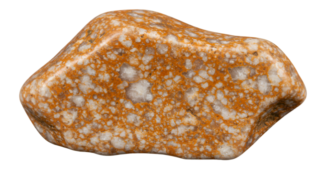 A weathered beach stone a symbol of time and transformation showcasing earth s artistry with a