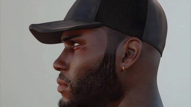 cap mockup modern snapback hat 4K Videos