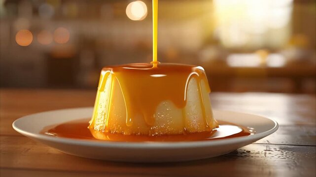 caramel pudding mockup 4K Videos
