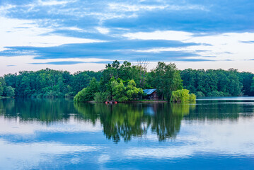 Svet lake near Trebon, Czech republic
