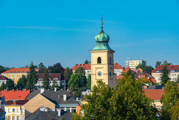 Obraz premium Church Sending out the Apostles in Litomysl, Czech republic