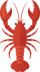 lobster isolated on white background