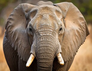Close-up of an elephant's face (1)