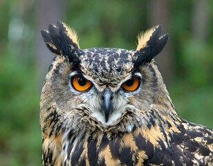 Close-up of an owl's head (1)